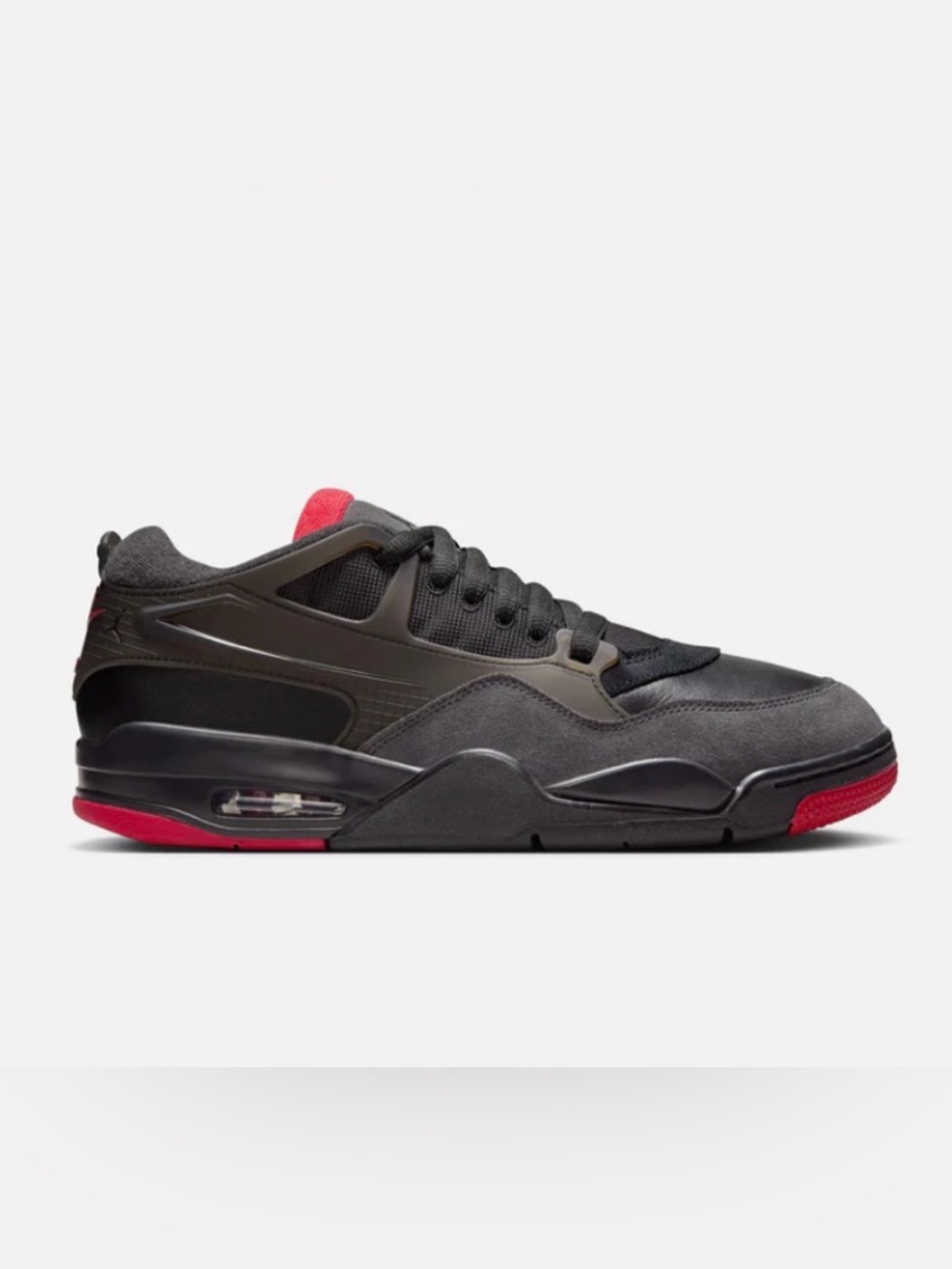 NIB [Jordan] Nike Air Jordan 4 RM Black/Red Youth/Men’s 6, 6.5 / Women’s 7.5, 8 - Picture 2 of 11